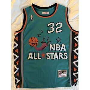 Shaquille O’Neal #32 NBA All Stars Throwback Retro Jersey Size Medium